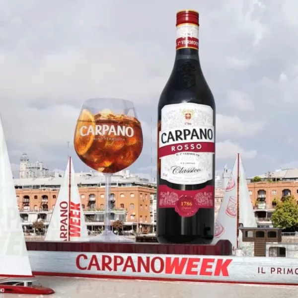 Con una impactante intervención en Puerto Madero, comenzó la Carpano Week 2024