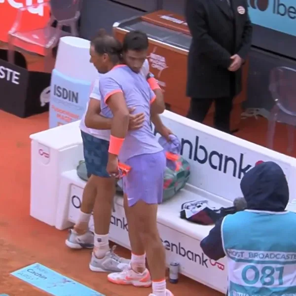 Rafael Nadal tuvo un gran gesto con Pedro Cachín tras el partido que disputaron en el Masters 1000 de Madrid