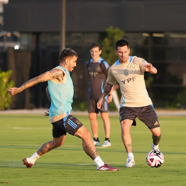 Cuenta regresiva para la Copa América: con Messi a la cabeza, la Selección Argentina tuvo su primer entrenamiento en Miami