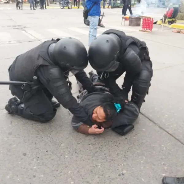 Neuquén: reprimen una protesta mapuche, hay 17 detenidos de manera oficial
