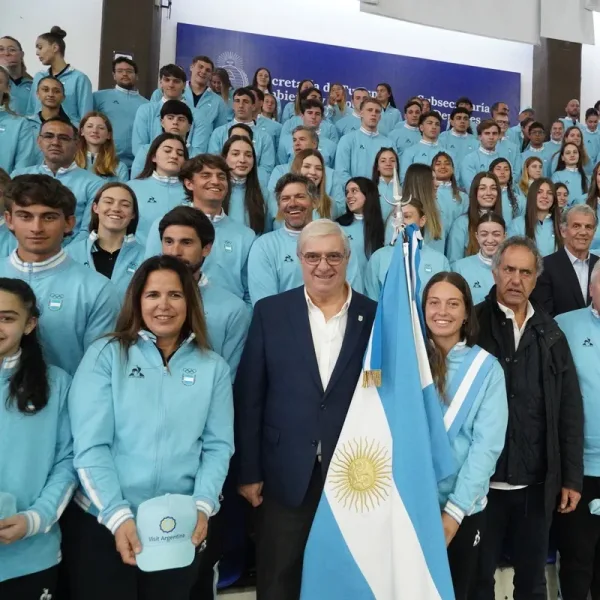 La delegación argentina tuvo su despedida rumbo a Asunción 2025