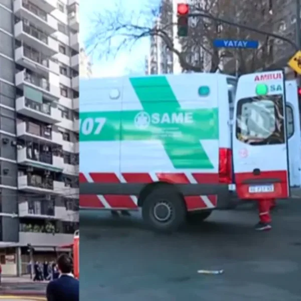 Murió una mujer al incendiarse un edificio en Caballito