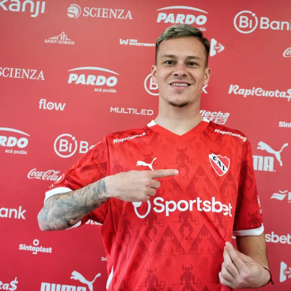 Matías Abaldo fue oficializado como nuevo refuerzo de Independiente