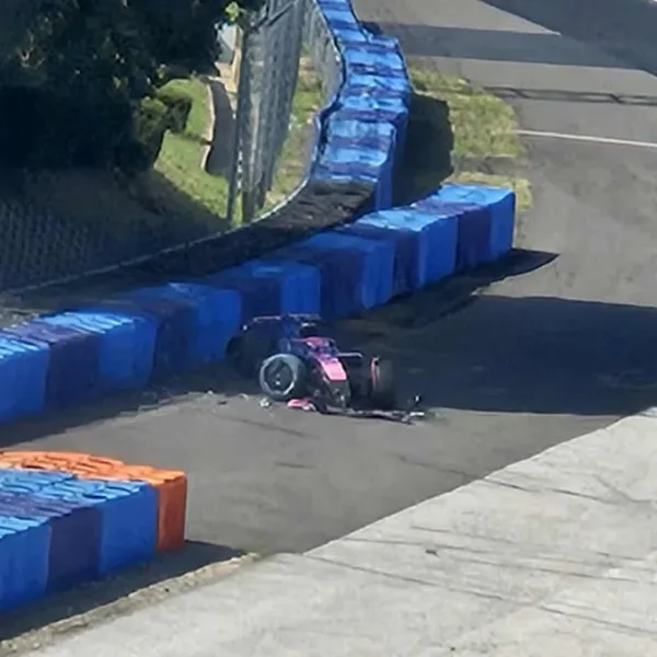 Franco Colapinto se accidentó durante una prueba de neumáticos con Alpine en Hungría