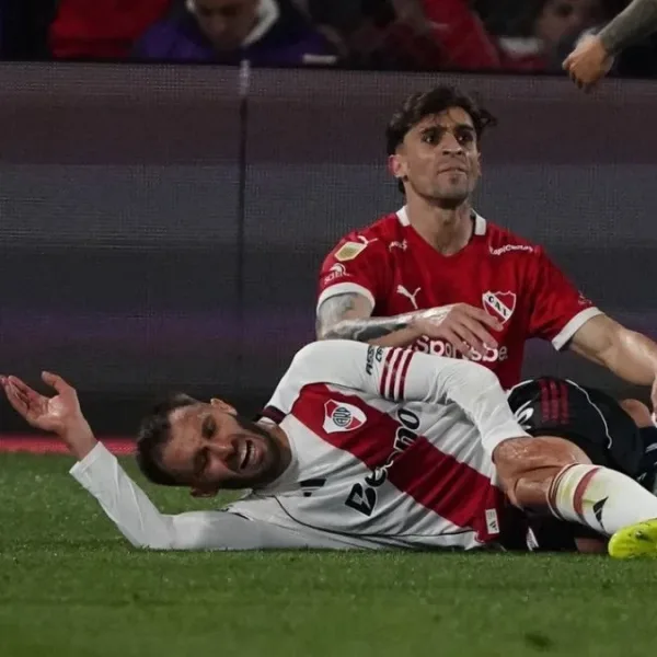 Grave lesión de Germán Pezzella: River pierde a un pilar fundamental para la Copa Libertadores