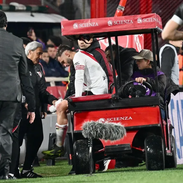 El mensaje de Germán Pezzella tras confirmarse su dura lesión en River