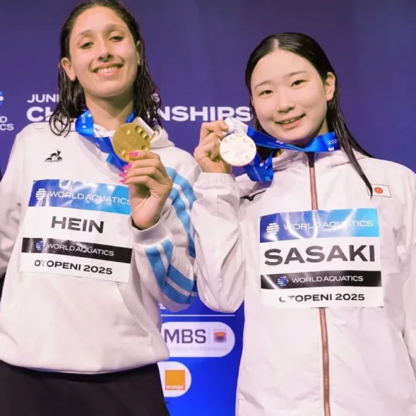 Agostina Hein se consagró campeona mundial juvenil de natación 