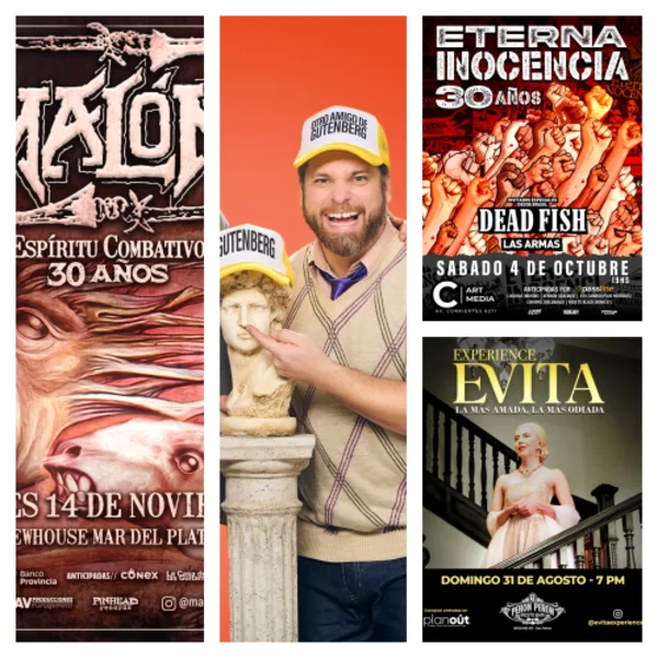 Agenda Filo: todos los espectáculos que no te podes perder