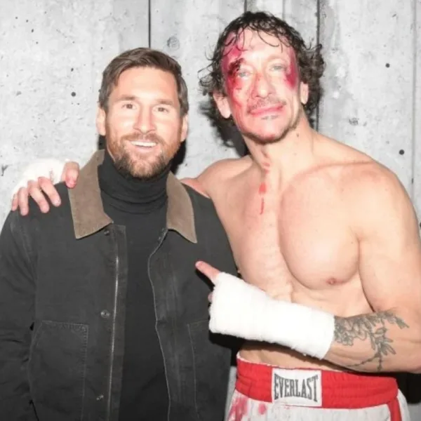 La emoción de Nico Vázquez tras la visita de Messi al teatro: "Momentos inolvidables"