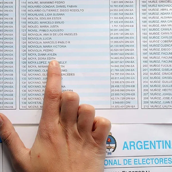 Se cayó el sitio oficial del padrón electoral: las excepciones que votan en el mismo lugar que 2023