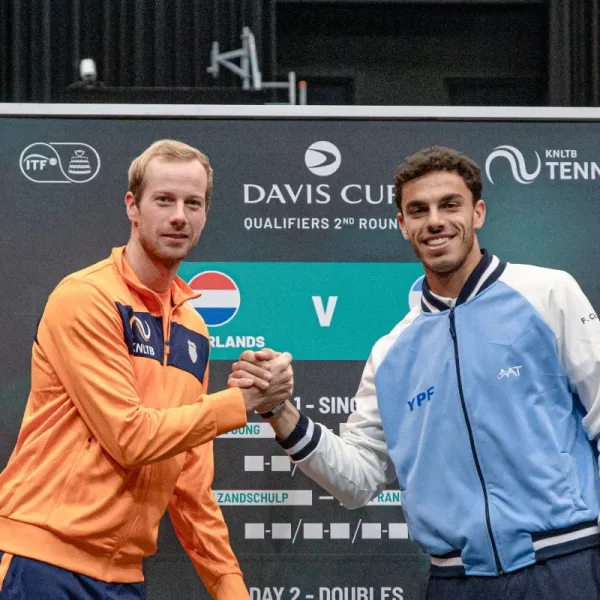 Copa Davis 2025: se sorteó el orden de juego de la serie entre Argentina y Países Bajos