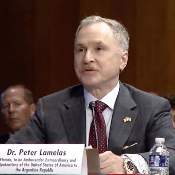 Confirman a Peter Lamelas como embajador de Estados Unidos en Argentina