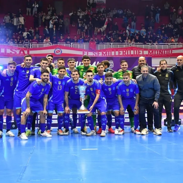 La Selección Argentina de futsal conquistó el Triangular internacional