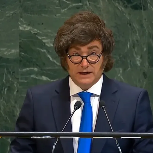 Milei expuso en la ONU con críticas al organismo y pidió por la liberación de Nahuel Gallo