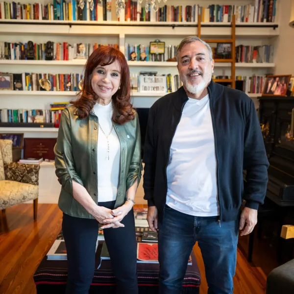 Cristina Kirchner se reunió con Rodolfo Aguiar