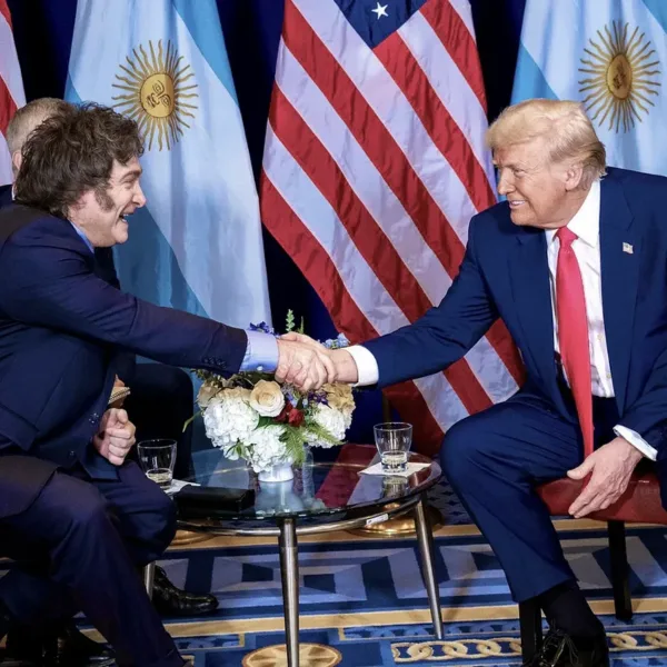 Milei se reúne con Trump en la Casa Blanca