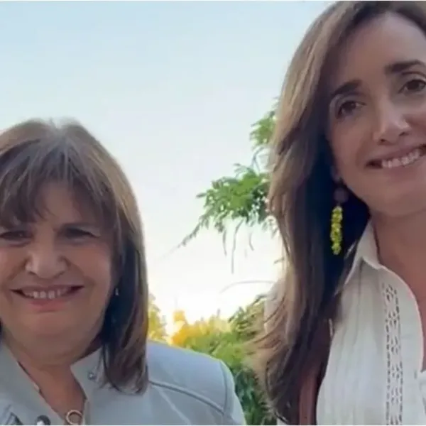 Victoria Villarruel recibe a Patricia Bullrich en el Senado