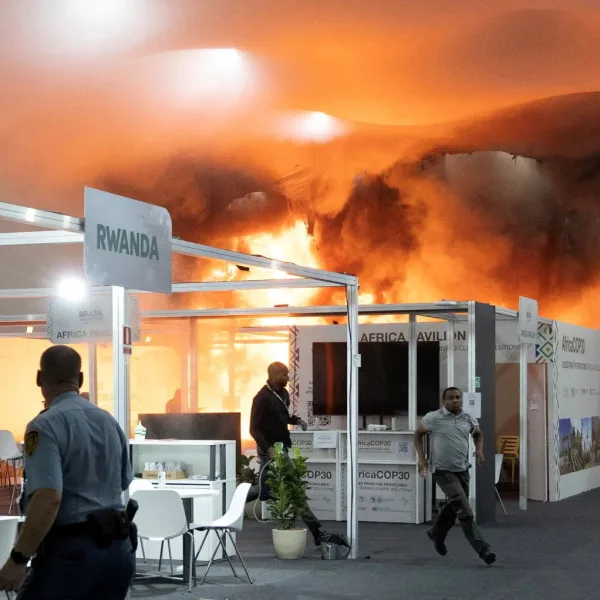 Incendio provoca evacuaciones en pabellón de la COP30 de Brasil: no hubo heridos