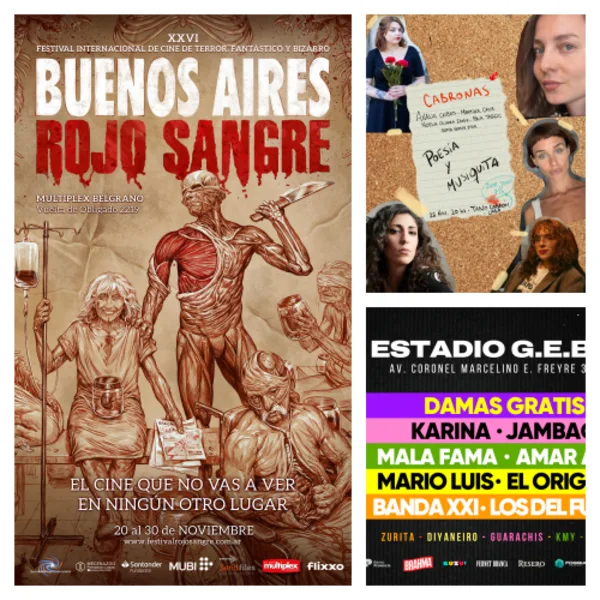 Agenda Filo: todos los espectáculos que no te podes perder