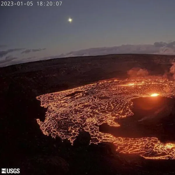 Alerta naranja en Hawái por la entrada en erupción del volcán kilauea