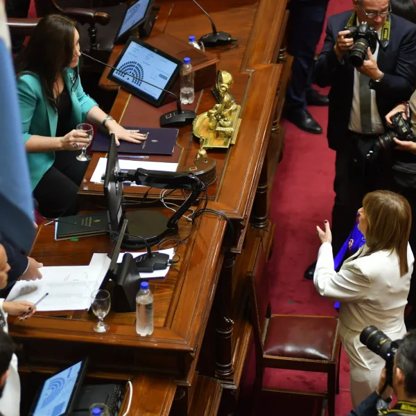 Tensión en el Senado entre Bullrich y Villarruel al cierre de la jura