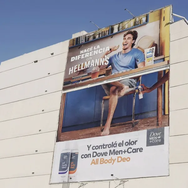 Dove Men+Care irrumpió en la vía pública para presentar All Body Deo