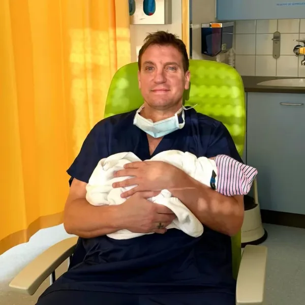 Nació Lando, el hijo de Maxi López y Daniela Christiansson