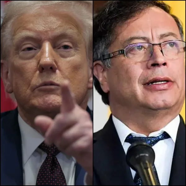 Trump llamó "enfermo" a Petro y no descartó una operación militar en Colombia