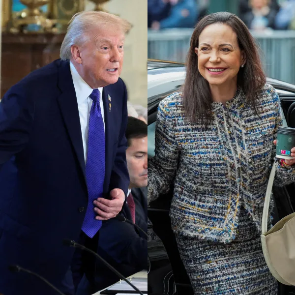 Trump espera a María Corina Machado para una reunión clave en Washington