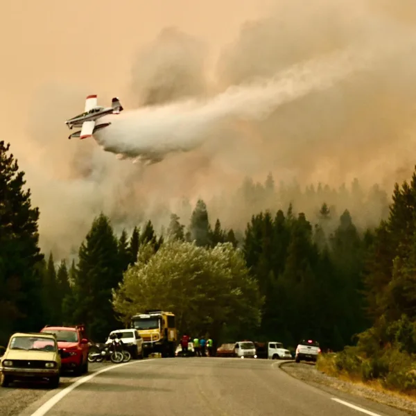 Incendios en Chubut: una mujer allanada negó su vinculación