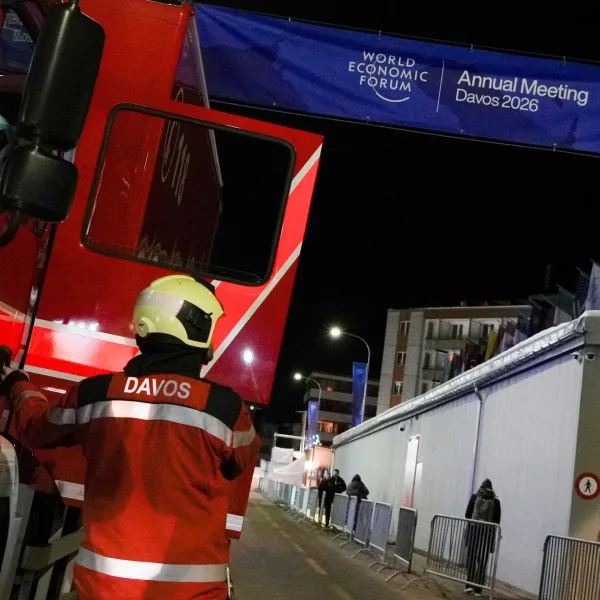 Alarma en Davos: un incendio obligó a evacuar el Foro Económico Mundial