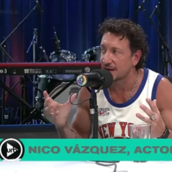 Nico Vázquez se emocionó al recibir una señal de su hermano en plena entrevista