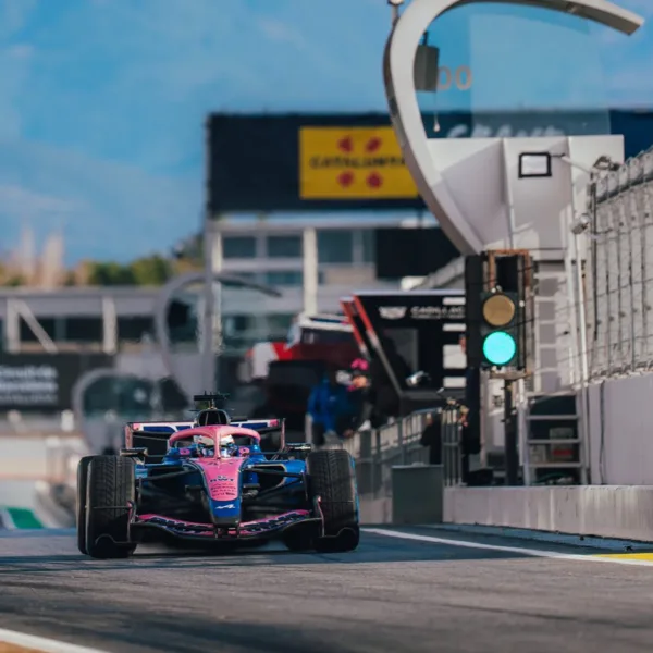 Colapinto cerró una jornada positiva con Alpine en Barcelona