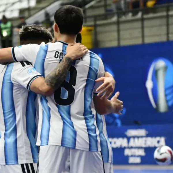 Argentina le ganó a Paraguay y está en las semifinales de la Copa América de futsal