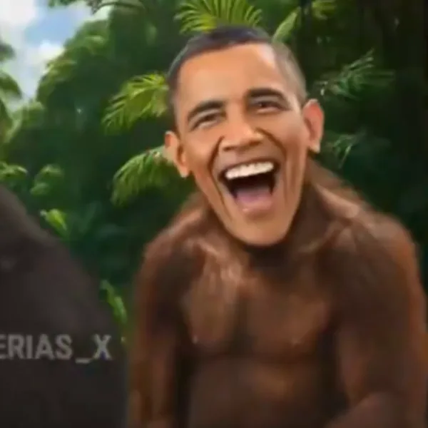 Trump publicó un video que muestra a los Obama como monos y la Casa Blanca salió a defenderlo