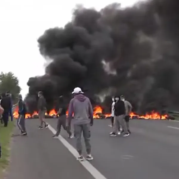 Cortes en la Panamericana y en la Buenos Aires-La Plata durante el paro general