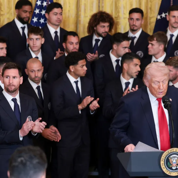 Donald Trump recibió a Lionel Messi y al resto del plantel del Inter Miami en la Casa Blanca