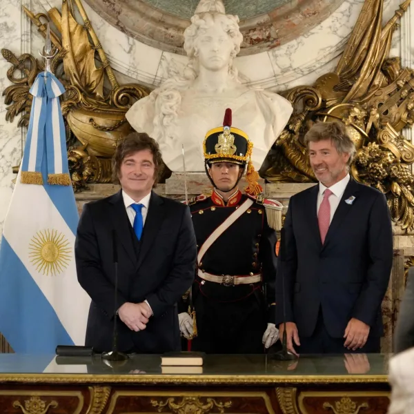 Milei le tomó juramento a Juan Bautista Mahiques como nuevo ministro de Justicia