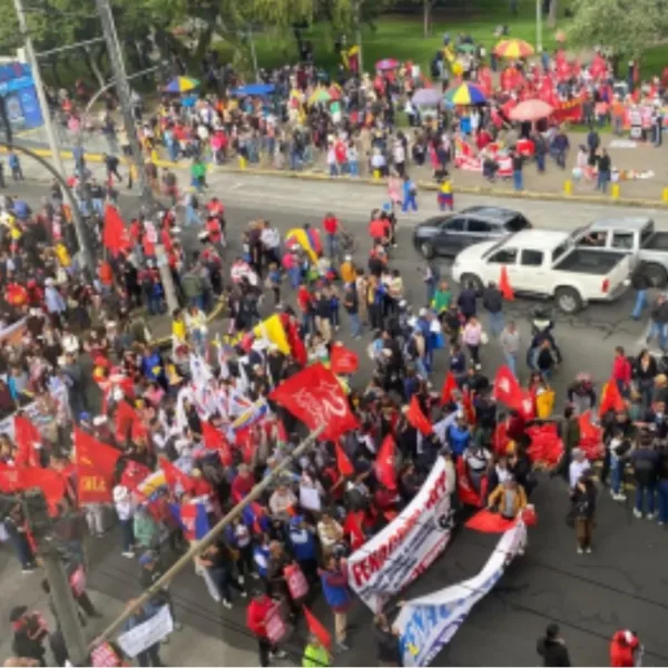 Protestas en Ecuador contra el gobierno de Daniel Noboa en medio de la crisis de seguridad