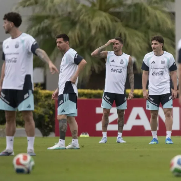 La Selección sumó minutos de fútbol en Ezeiza y se enfoca en el amistoso ante Zambia