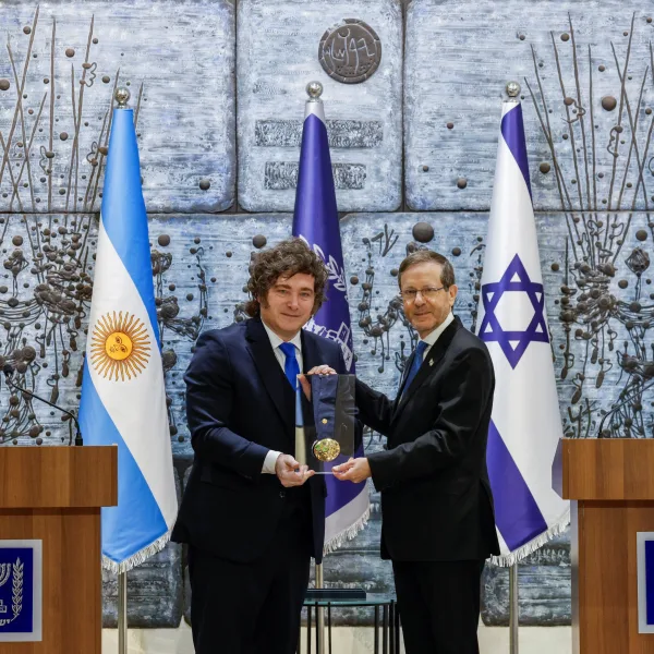 Israel distinguió a Javier Milei con su "máxima" condecoración civil