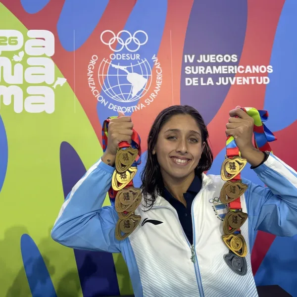 Juegos Suramericanos de la Juventud Panamá 2026: Agostina Hein volvió a brillar y se despidió con nueve medallas doradas