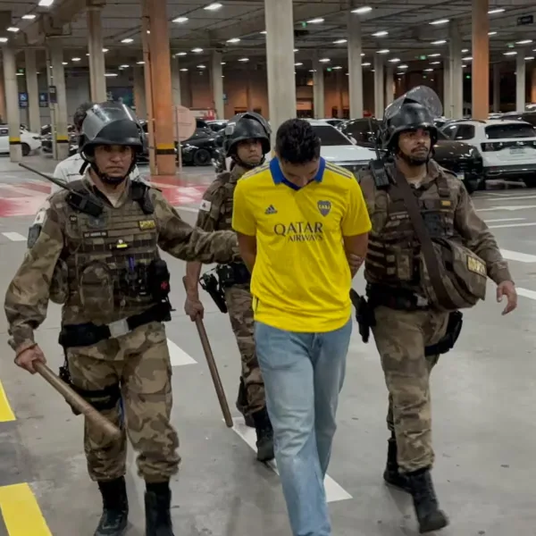 Un hincha de Boca fue detenido en Brasil acusado de racismo contra la tribuna de Cruzeiro