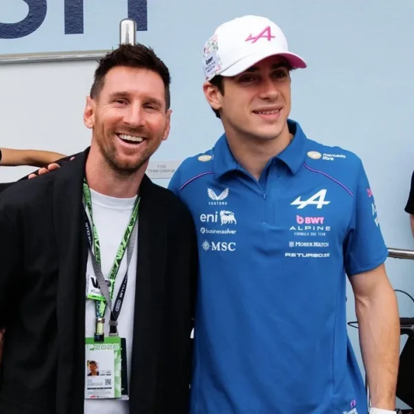 Messi revolucionó la F1 y Colapinto le agradeció: "Mi sueño hecho realidad conocerte"