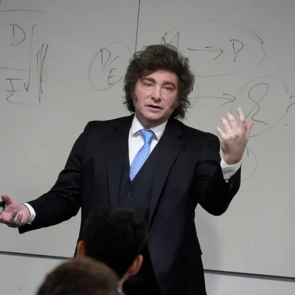Javier Milei expone ante empresarios en el Latam Economic Forum