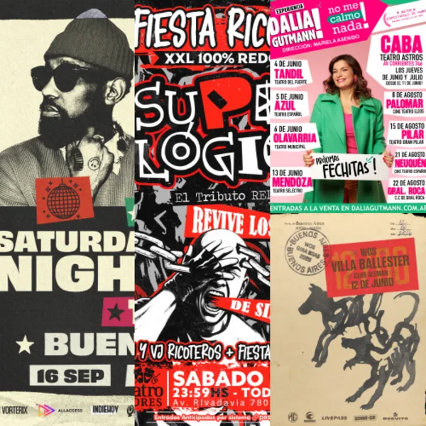 Agenda Filo: los espectáculos que no te podes perder