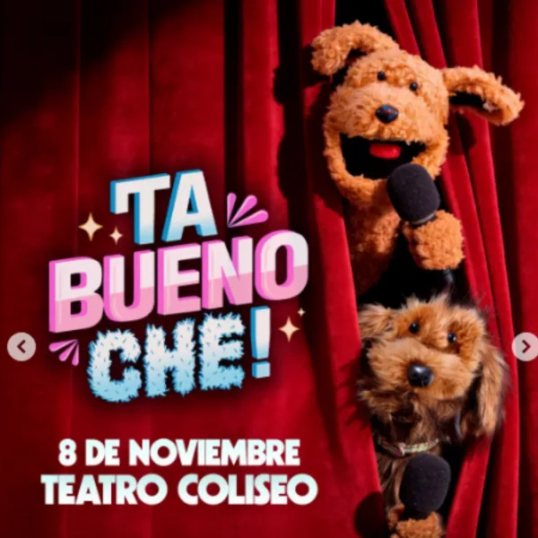 Pache y Plumis llevan el universo de "Ta bueno che" al teatro Coliseo