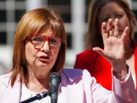 Patricia Bullrich acusó a la oposición de hacer una campaña contra la reelección de Milei "usando el Mundial"