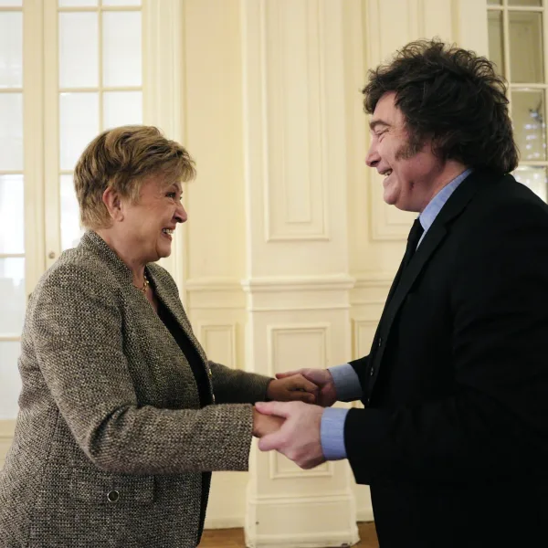 Milei se reunió con Kristalina Georgieva, quien pidió “mantener las reformas” para “impulsar el crecimiento”
