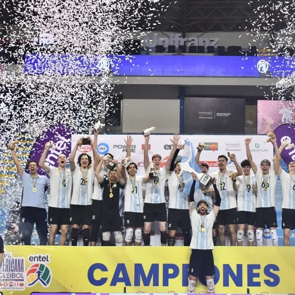 La Selección Argentina de vóley le ganó a Brasil y se consagró campeona sudamericana